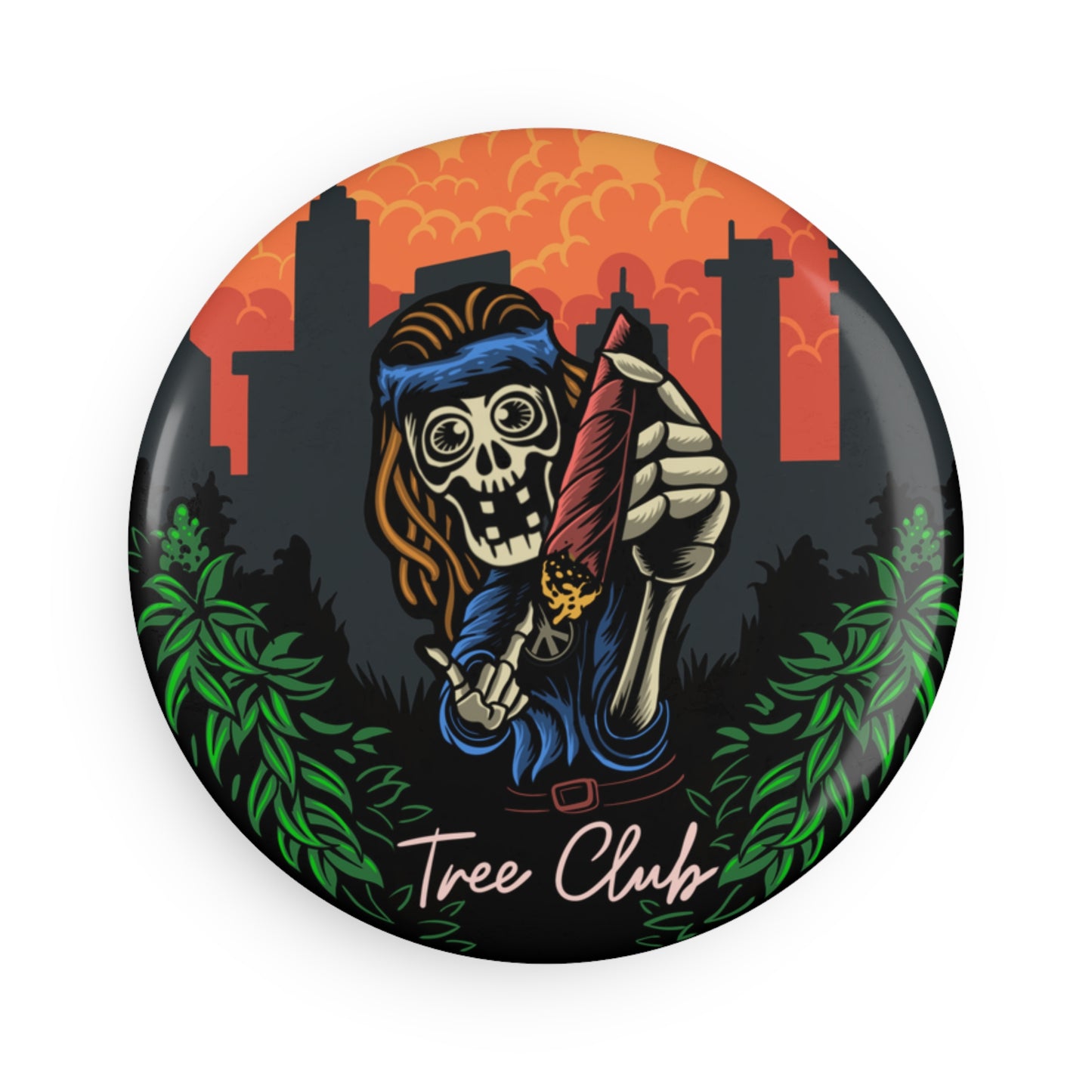 Tree Club Skeleton Magnet