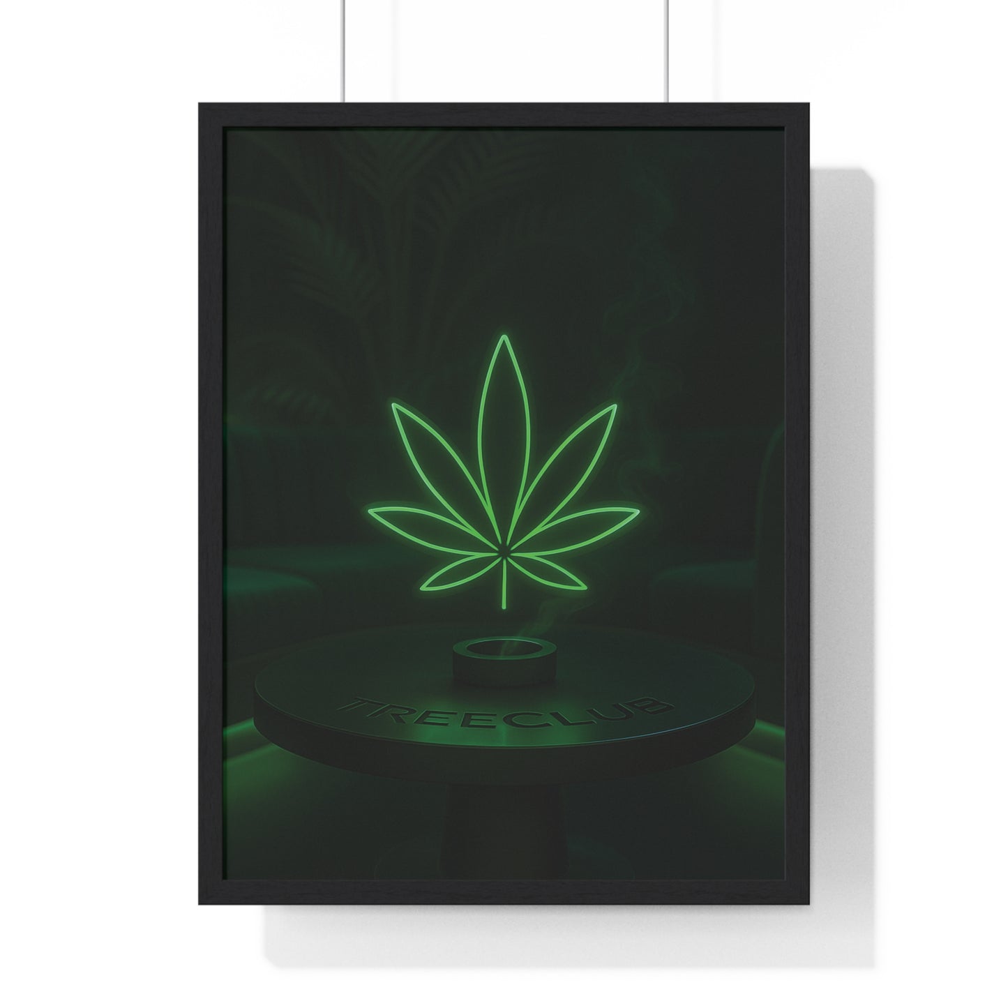 Tree Club Lounge Vertical Framed Poster