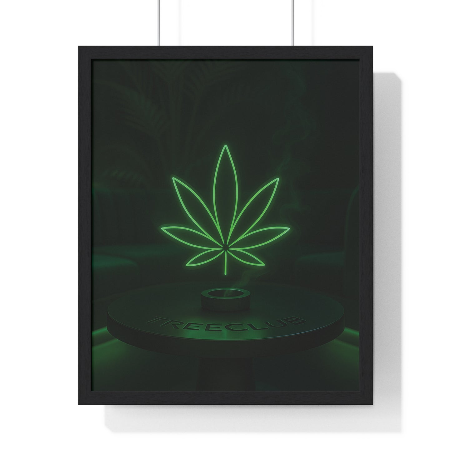 Tree Club Lounge Vertical Framed Poster
