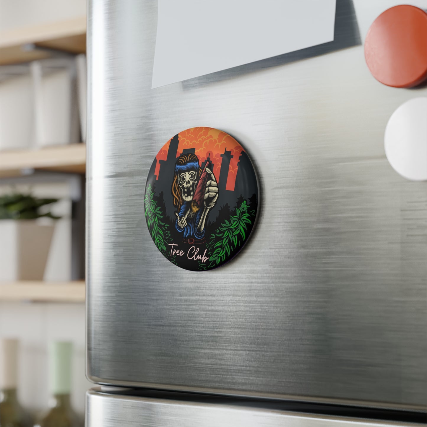 Tree Club Skeleton Magnet