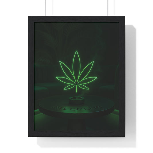 Tree Club Lounge Vertical Framed Poster