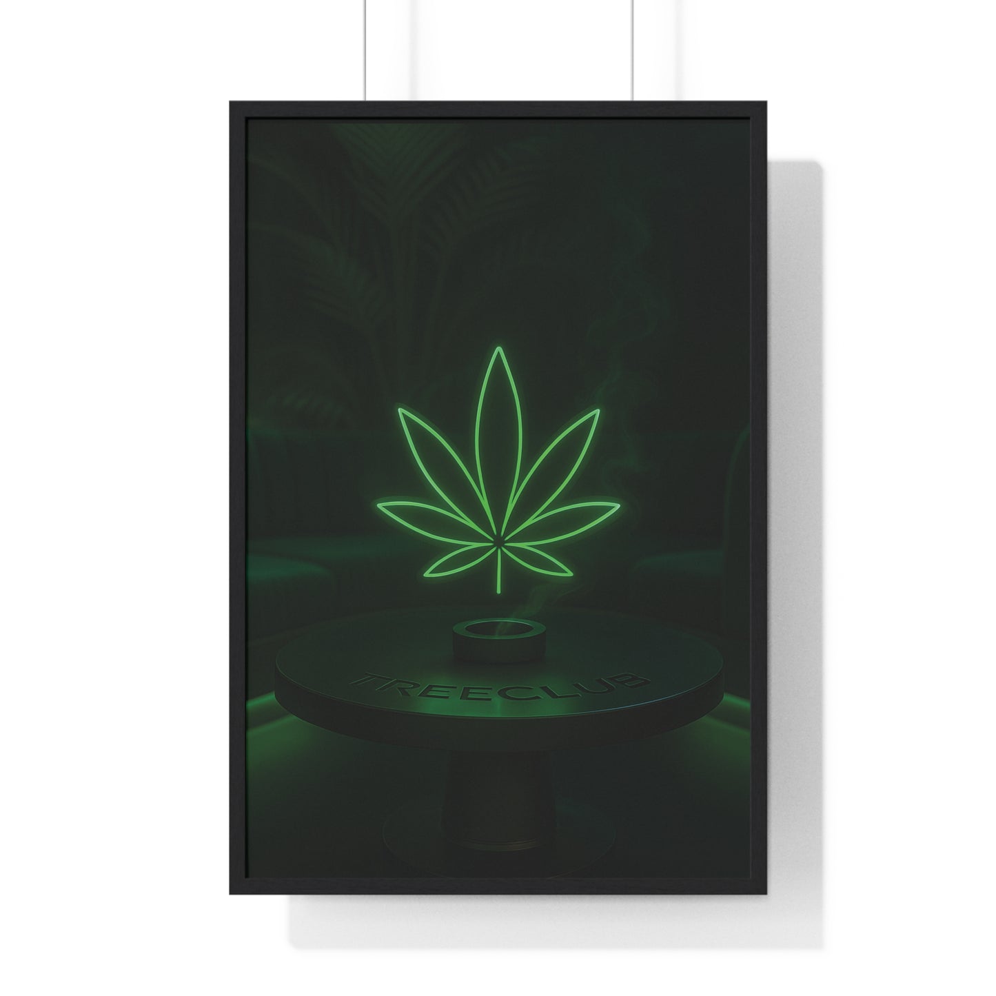 Tree Club Lounge Vertical Framed Poster
