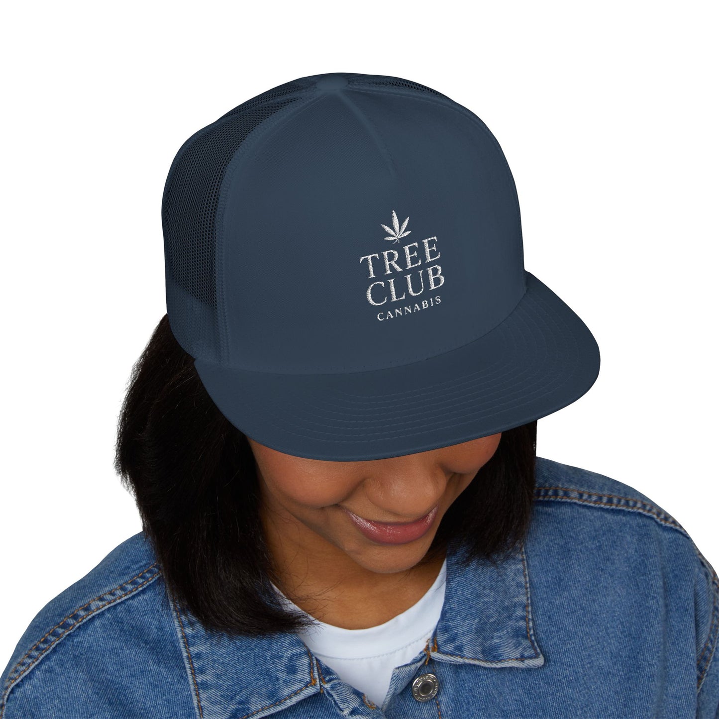 Tree Club Embroidered 5 Panel Trucker Cap