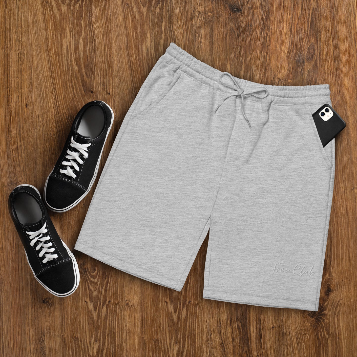 Tree Club Comfy embroidered shorts