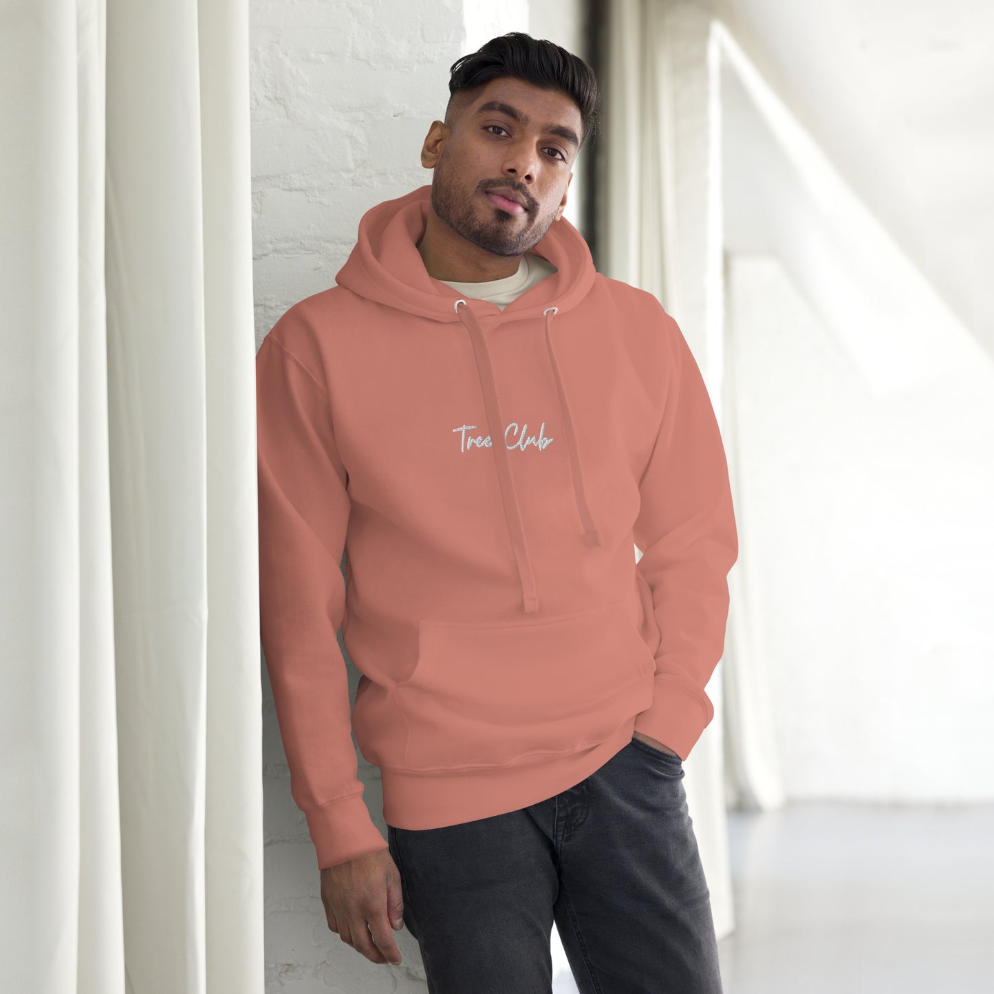 Tree Club Brand Embroidered Hoodie