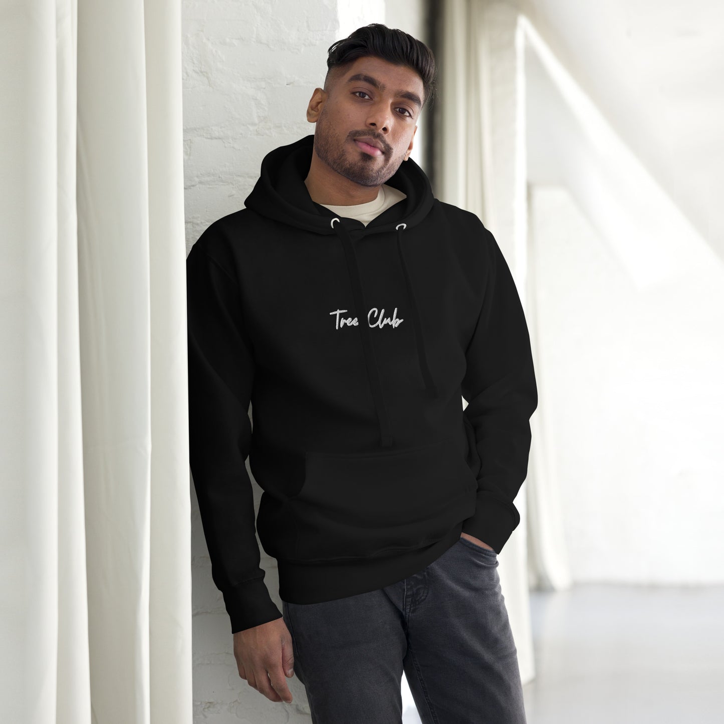 Tree Club Brand Embroidered Hoodie