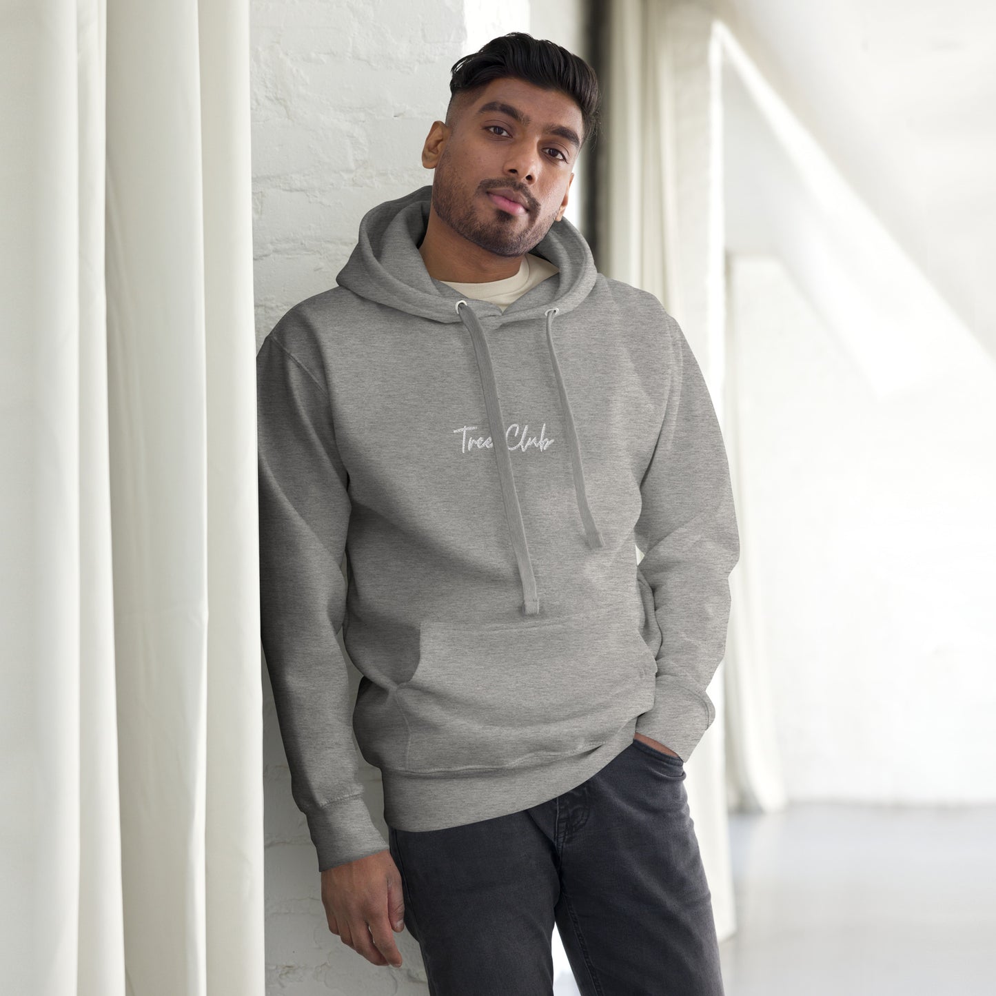 Tree Club Brand Embroidered Hoodie