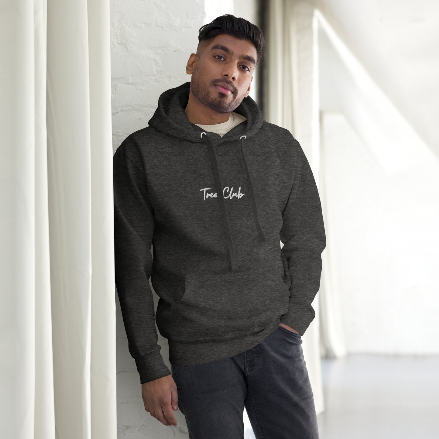 Tree Club Brand Embroidered Hoodie